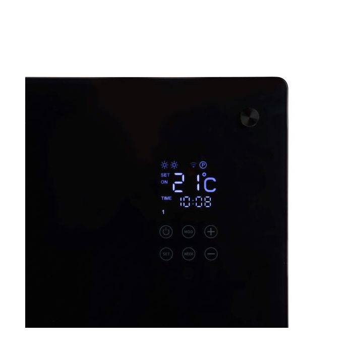 Eurom Alutherm Sani Verre 1200 Wifi - zwart