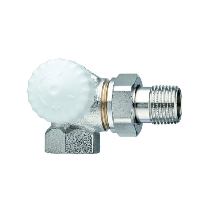 Heimeier Radiatorafsluiter Therm- Afsl- V-exakt Ii- Dubbel Haaks-links- Dn10