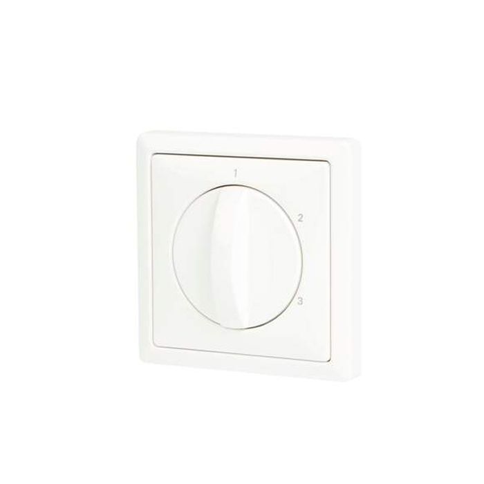 Vooraanzicht van de Brink 3-standenschakelaar voor WTW