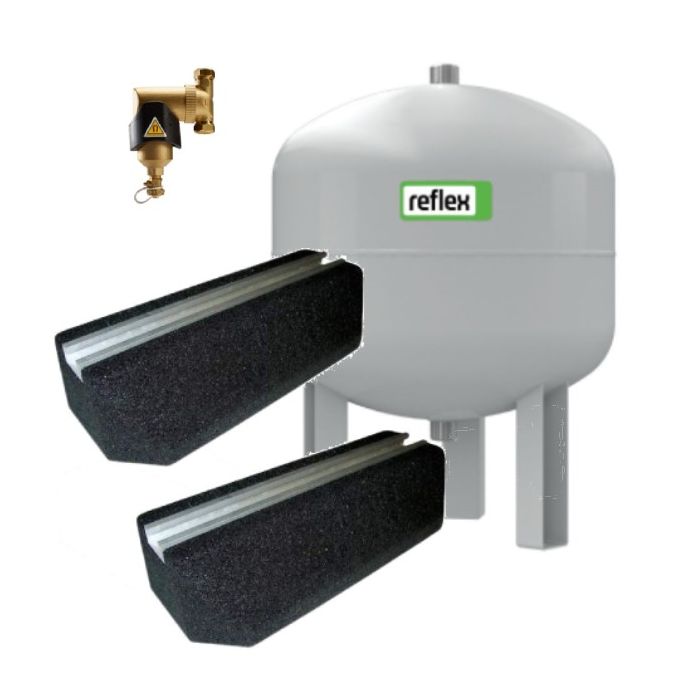 Warmtepomp 6kW aansluitpakket staand