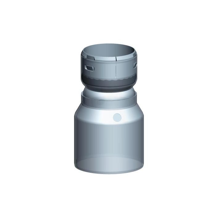 Ubbink Koppelstuk - Spie Ø80/flex 50 - Pptl