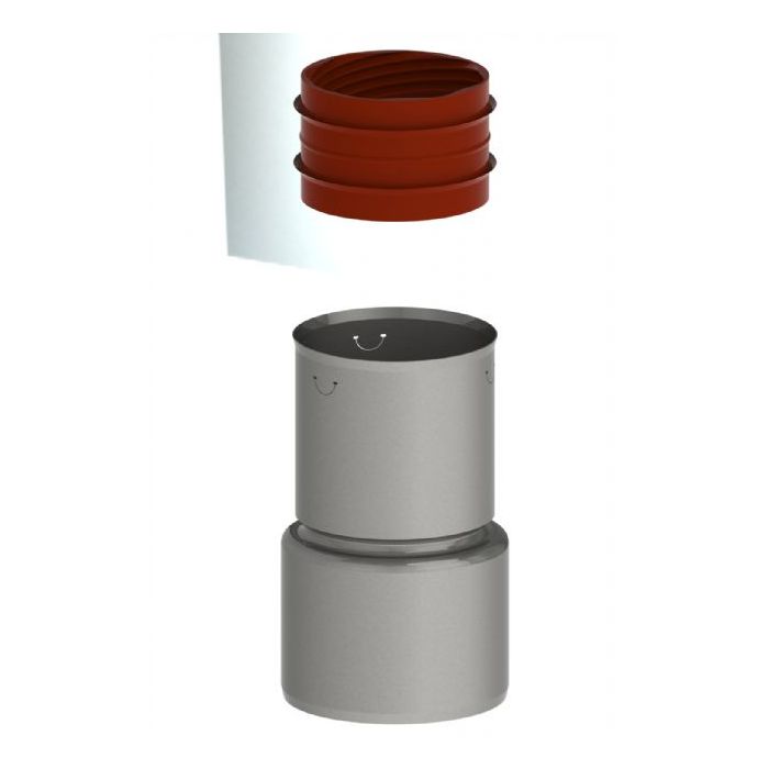 Burgerhout Koppelst Rvs 80-60 Spie-flex