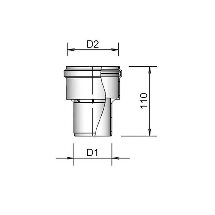 Burgerhout Pp Rookgas Vergrotend Verloop 60-80mm