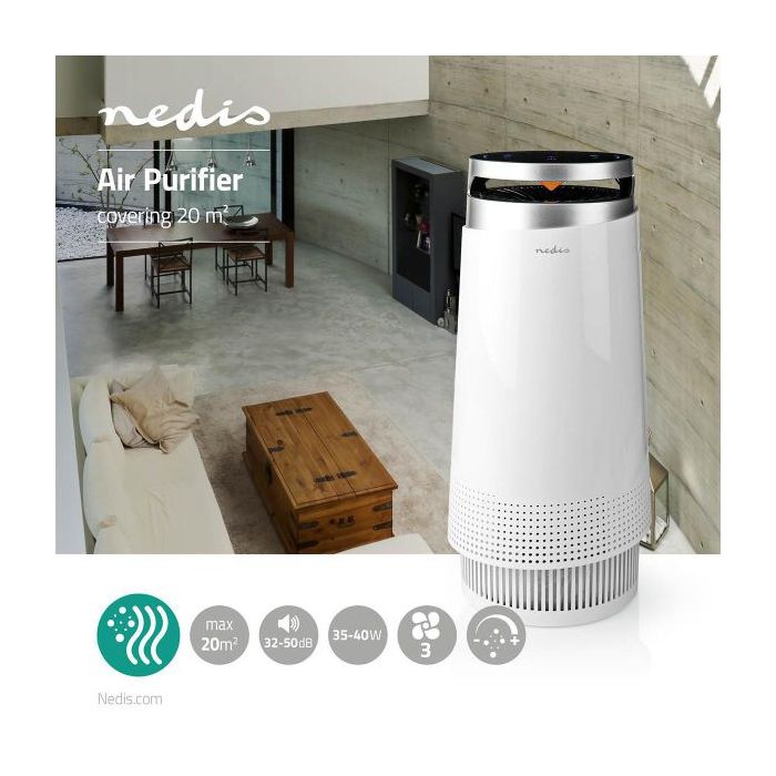 Nedis luchtreiniger - tot 20 m²