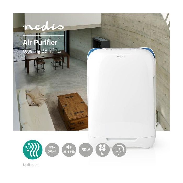 Nedis luchtreiniger - tot 25 m²