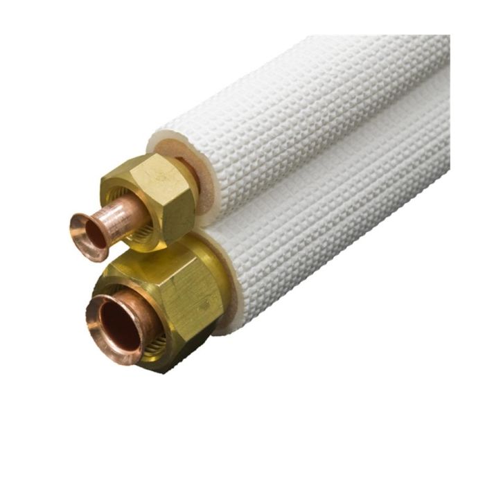 Aircotube geïsoleerde koelleiding FS2415 1/4'' x 1/2'' - flare - rol 15 meter