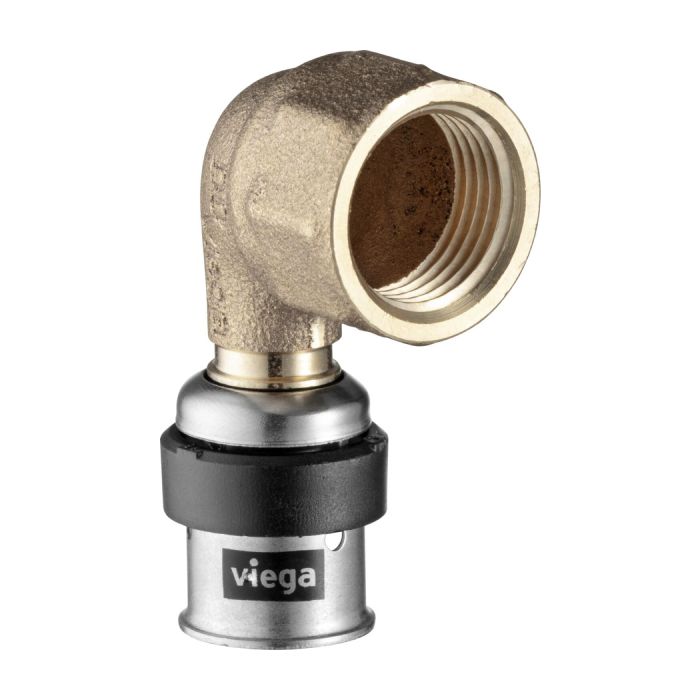 Viega Smartpress bocht 90° 16x3/8 pers x binnendraad - 730345