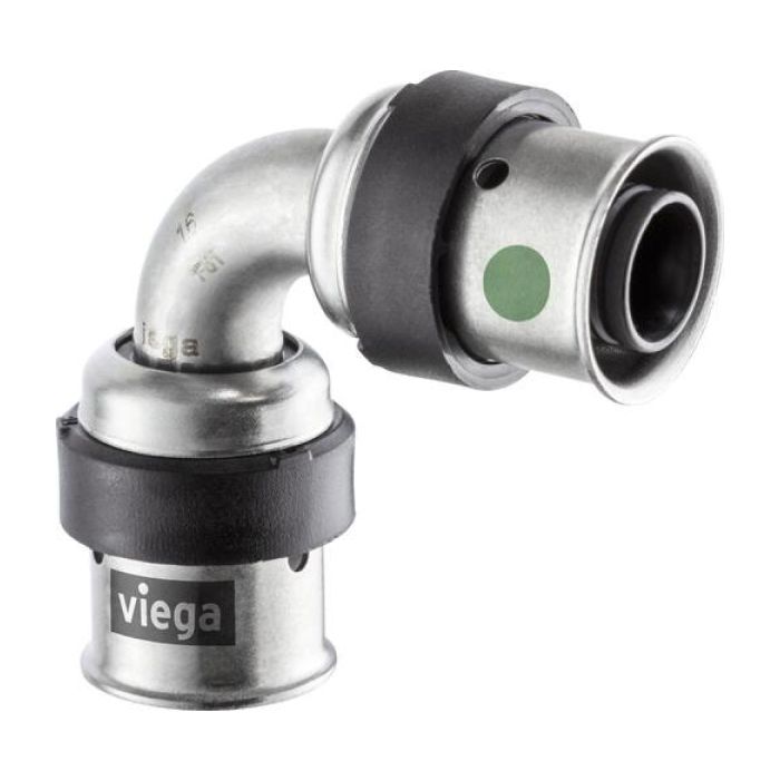 Viega Smartpress bocht 90° 20mm 2x pers - 729851