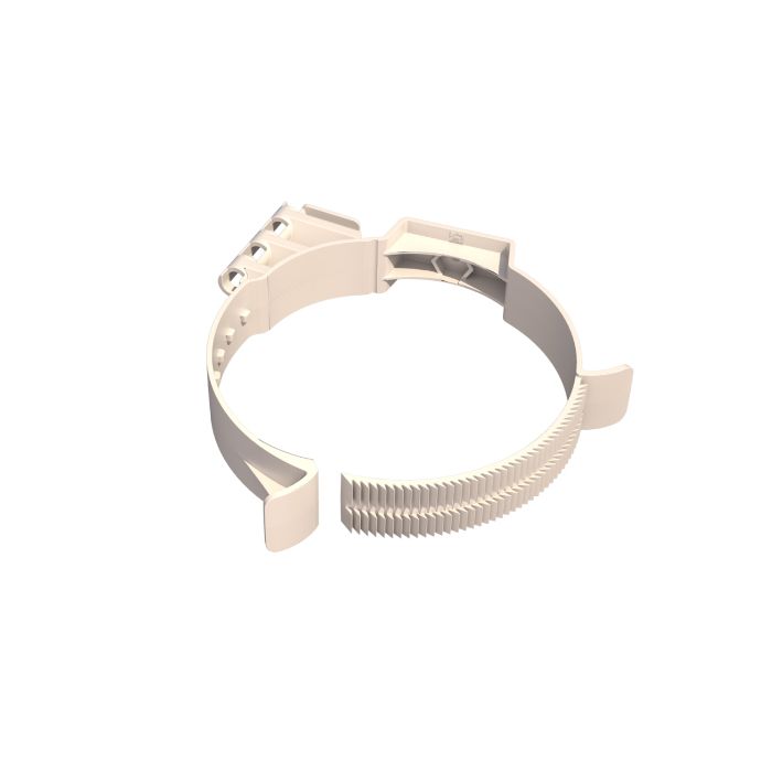 Ubbink dakbeschotbeugel Ø100-131mm PP - wit