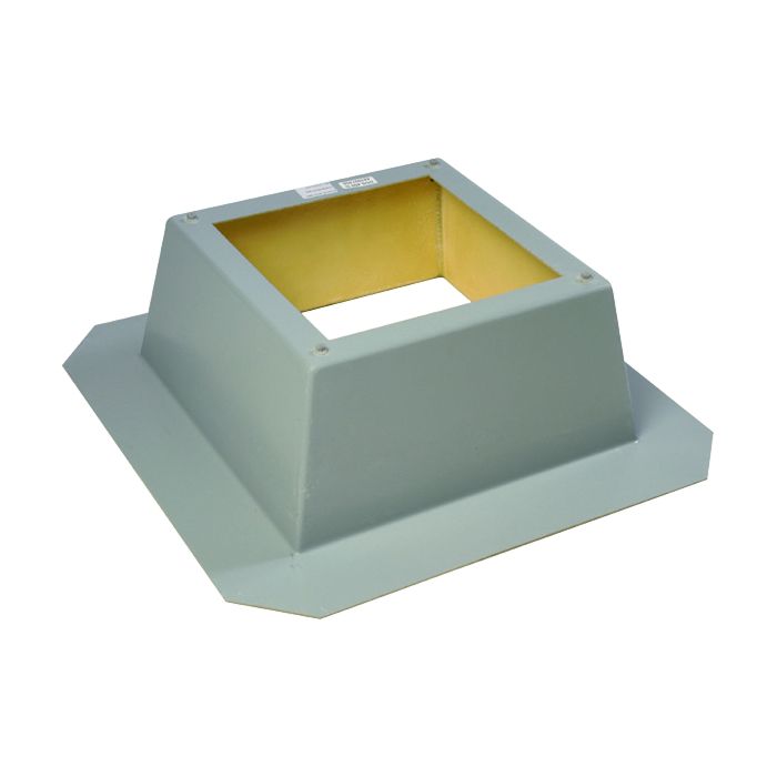 Vooraanzicht van de Zehnder DOS 330 G dakopstand geïsoleerd