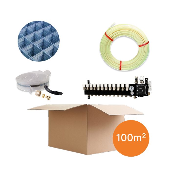 Inhoud vloerverwarmingspakket