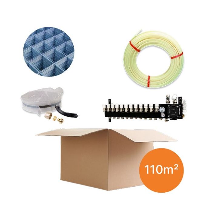 Inhoud vloerverwarmingspakket