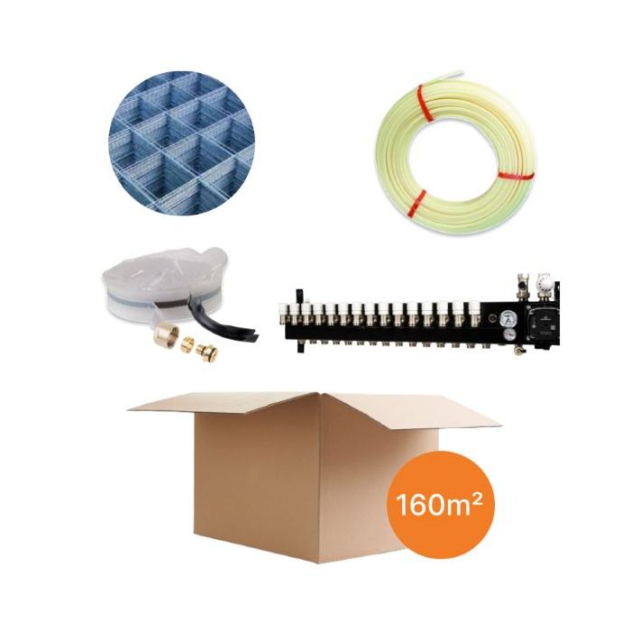 Inhoud vloerverwarmingspakket