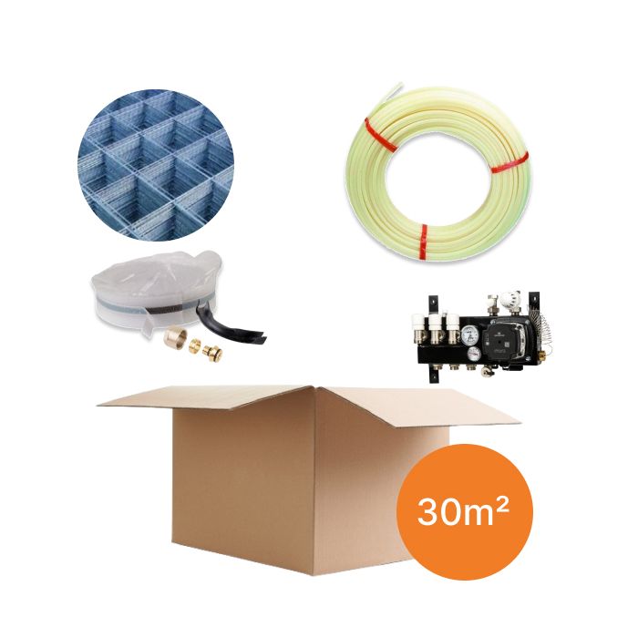 Inhoud vloerverwarmingspakket