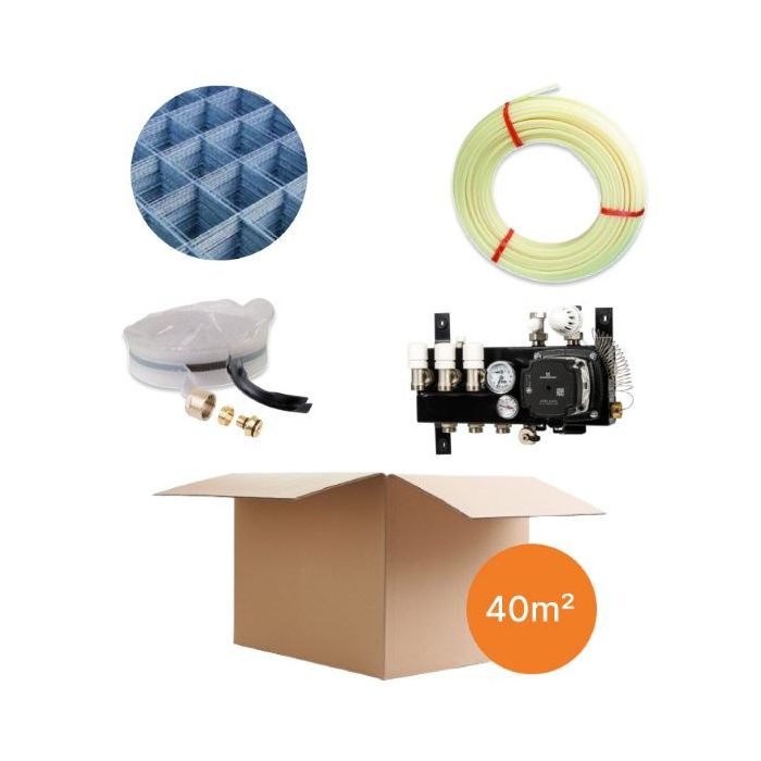 Inhoud vloerverwarmingspakket