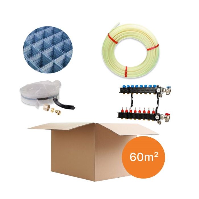 Inhoud vloerverwarmingspakket