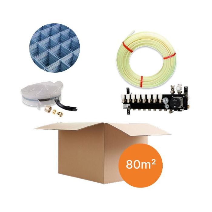 Inhoud vloerverwarmingspakket