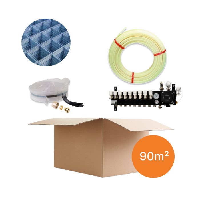 Inhoud vloerverwarmingspakket