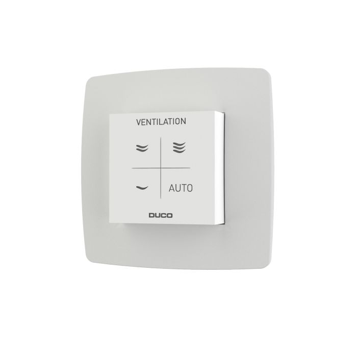 Duco RF zender bedraad in kleur wit met afdekplaatje