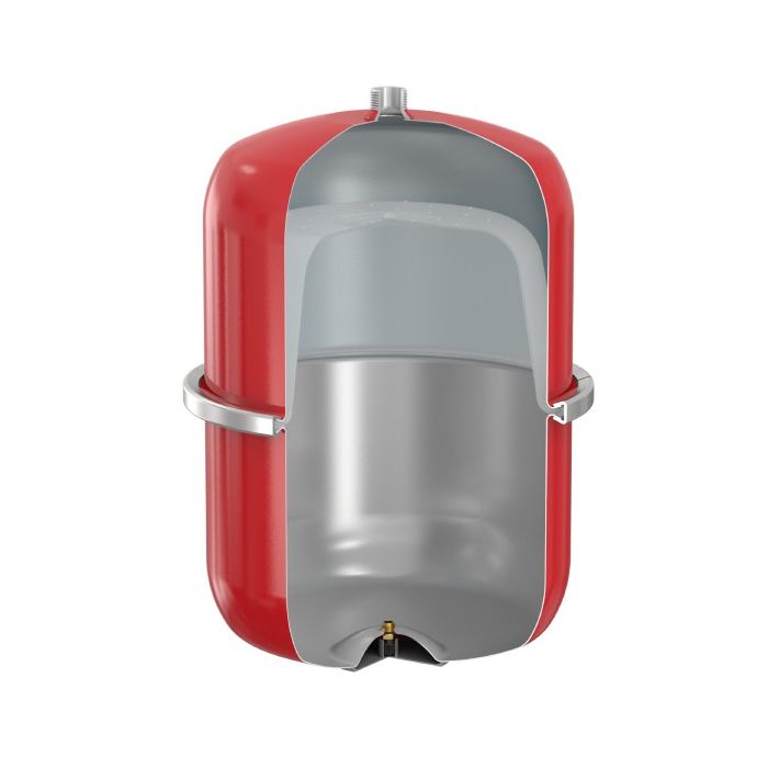 Flamco Flexcon Premium expansievat 25 liter 1.0 bar - rood