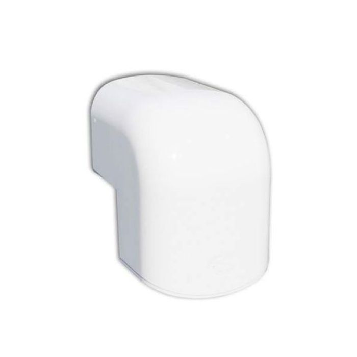 Tecnosystemi Optima buitenbocht CAE75 - 90° - wit