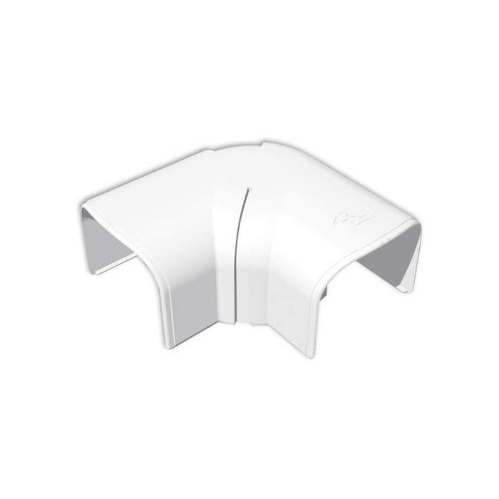 Tecnosystemi Optima leidinggoot platte bocht - 45-90° CPS75