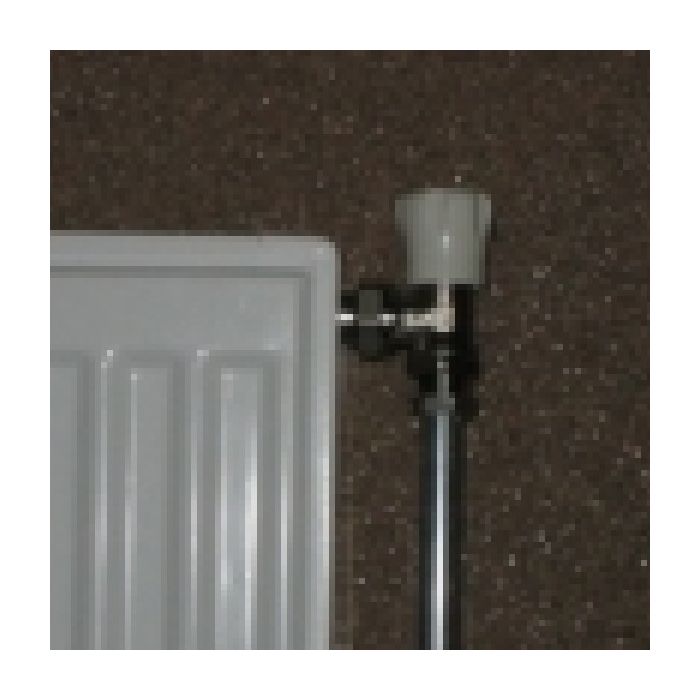 Heimeier V-exact II thermostaatkraan haaks 1/2''