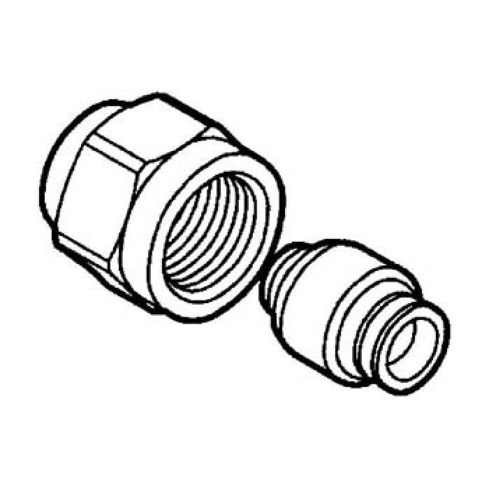 Uponor klemkoppeling 16mm x 1/2