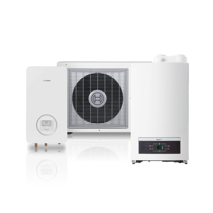 Nefit Bosch Compress 3400i 4kW warmtepomp met Nefit ProLine NxT HRC30 CW5
