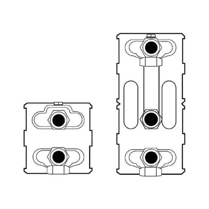 Jaga Low-H2O Warmtewisselaar type 15 - L=1713mm H=100mm