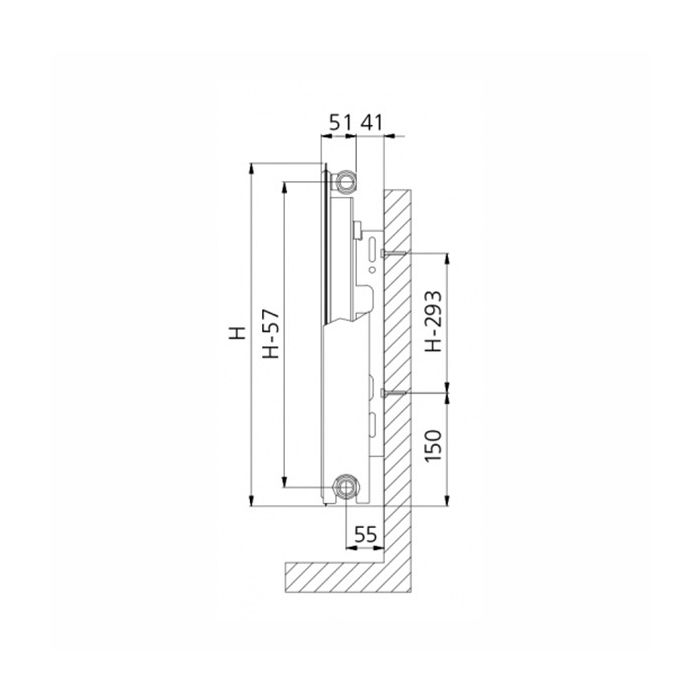 Brugman Compact 4 - H700 L1100 T21S