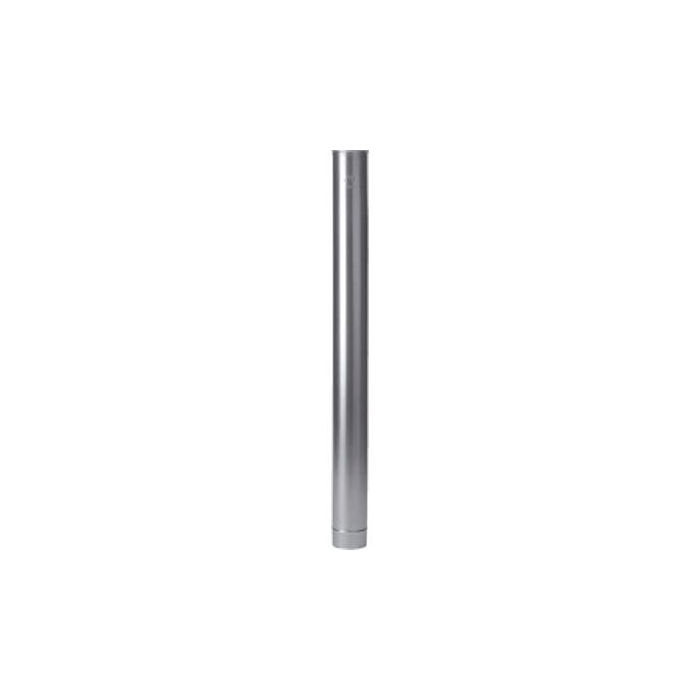 Alu rookgas buis dunwandig 130mm