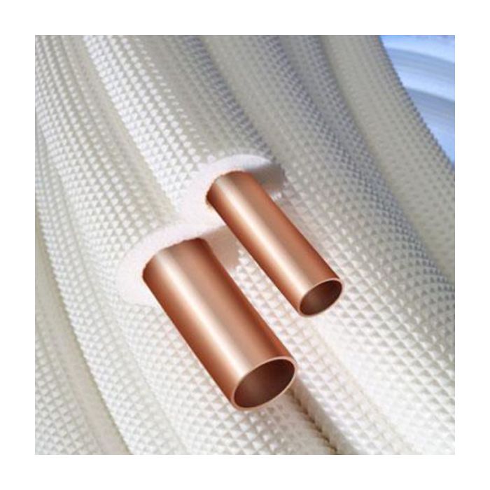 Halcor geïsoleerde twintube koelleiding 1/4