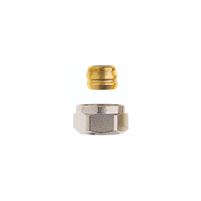 Heimeier klemkoppeling H-blok - 15mm knel cv-buis