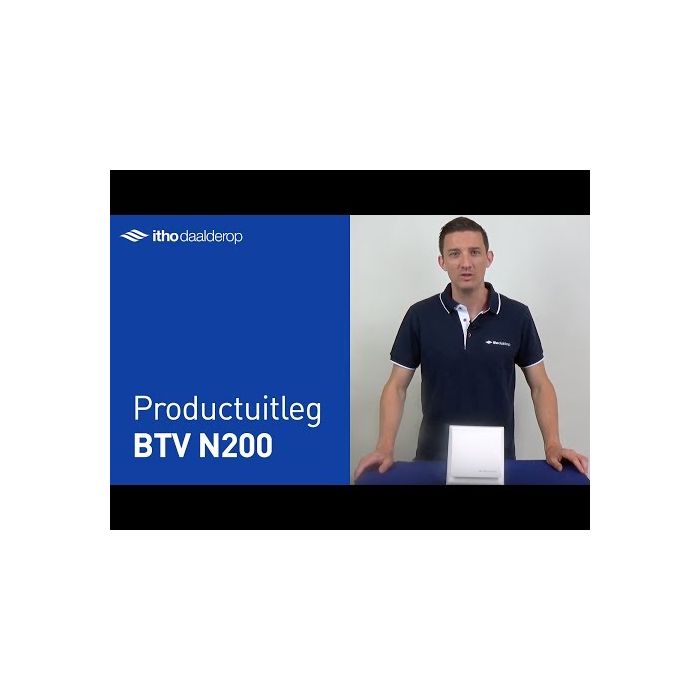 Itho Daalderop BTV N211T badkamerventilator met timer zilver