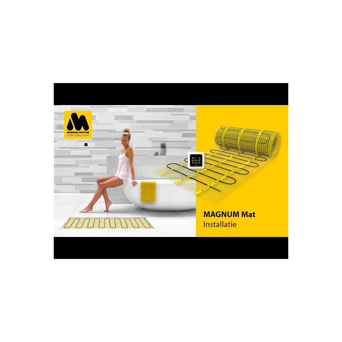MAGNUM Mat 3m2 elektrische vloerverwarming 450 Watt