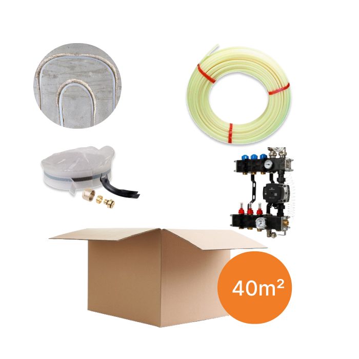 Inhoud vloerverwarmingspakket