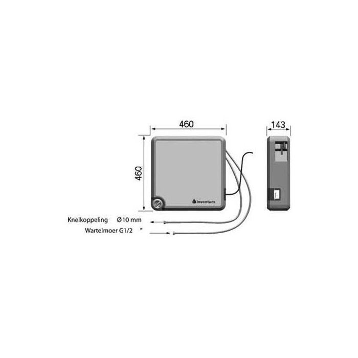 Inventum Modesto Q10 plintboiler 10 liter