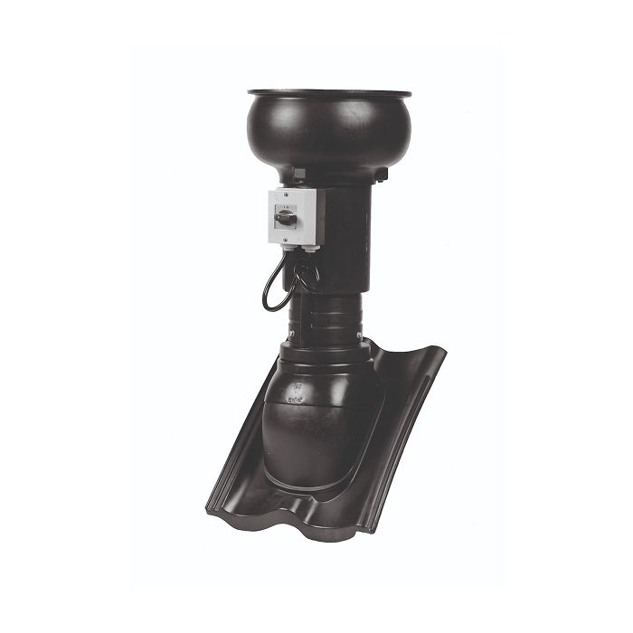 Pijpdakventilator CVD-S ECO met werkschakelaar van Itho Daalderop