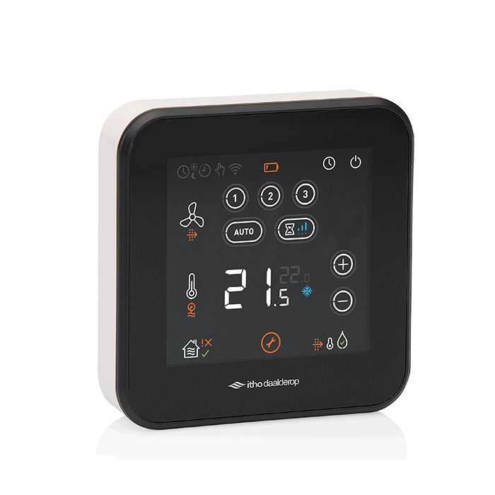 Thermostaat van Itho Daalderop in de kleur zwart