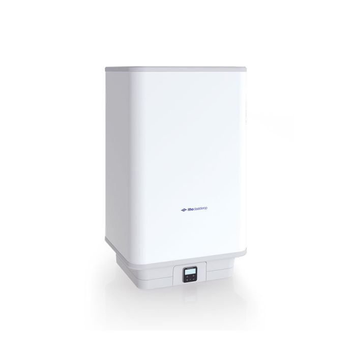 Vooraanzicht van de Itho Daalderop Green Energy Smartboiler Mono met een inhoud van 80 liter