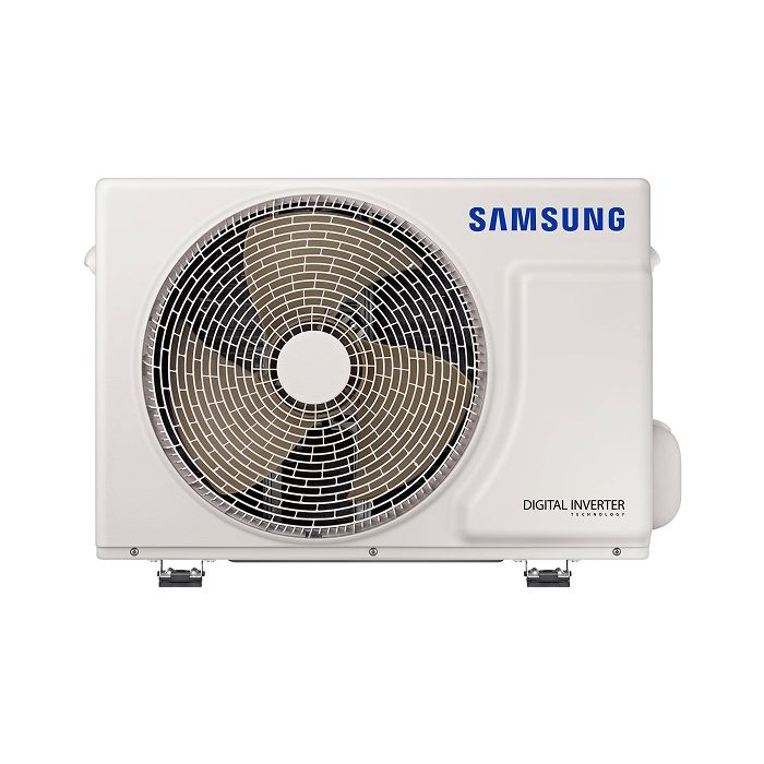 Vooraanzicht van het buitendeel van de Samsung Luzon S2 2,5kW
