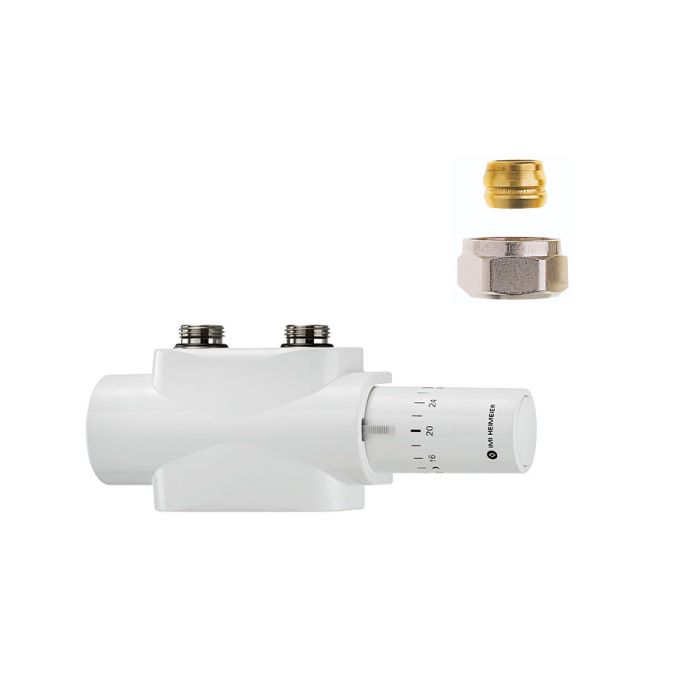 Multilux aansluitset haaks/recht - 15mm