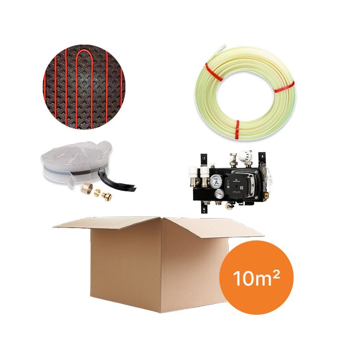 Inhoud vloerverwarmingspakket