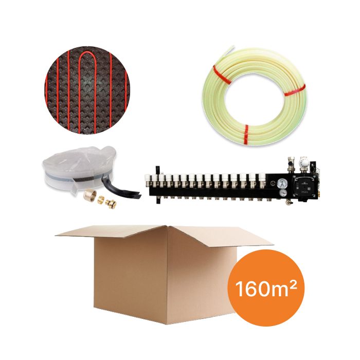 Inhoud vloerverwarmingspakket