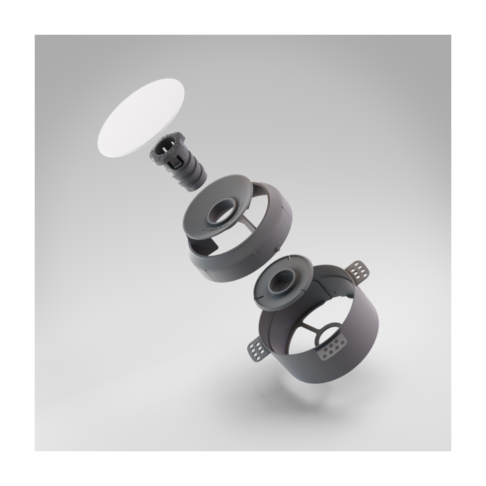 NoShow ventilatieventiel ø125 - zwart