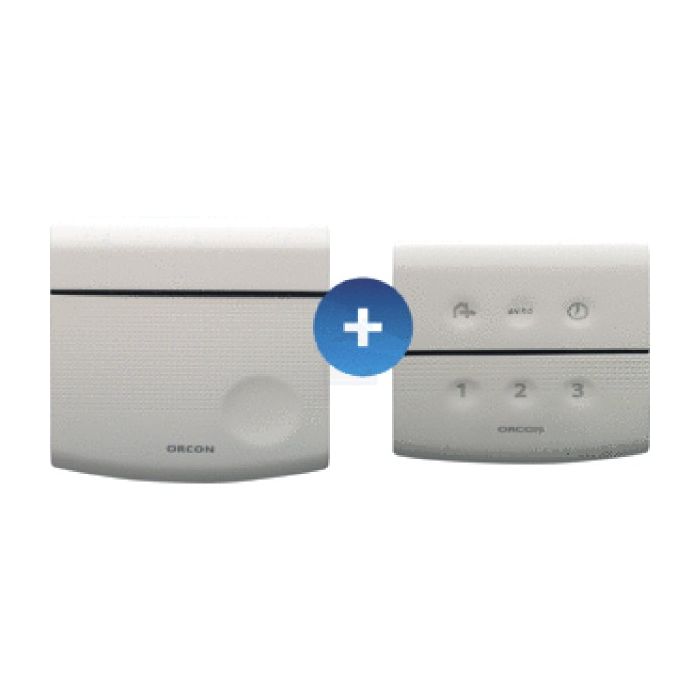 Orcon 15RF CO2 ruimtesensor en afstandsbediening