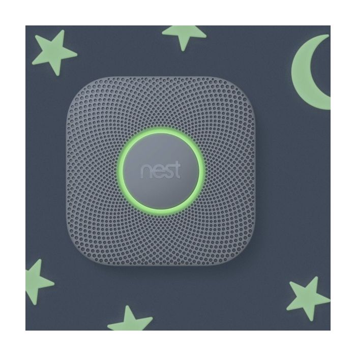 Google Nest Protect rook- en koolmonoxidemelder | 2e generatie | netstroom