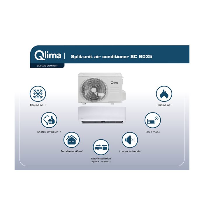 Qlima SC6035 split airco 3,5kW