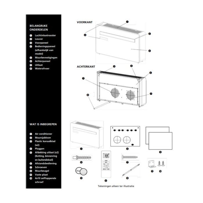 Qlima WDH 229 monoblock airco 2,9kW